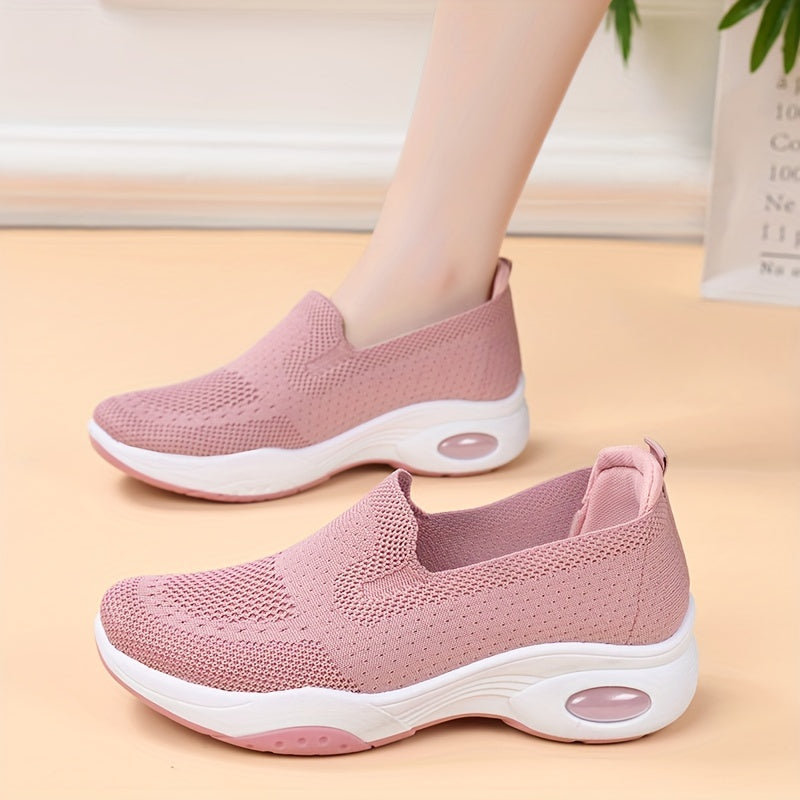 Soléane™ – Baskets slip-on respirantes avec soutien à coussin d’air