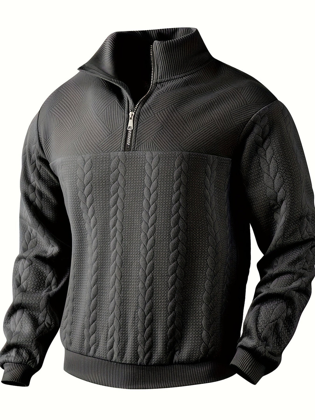 Benoît ™ | Pull vintage à fermeture éclair au design élégant