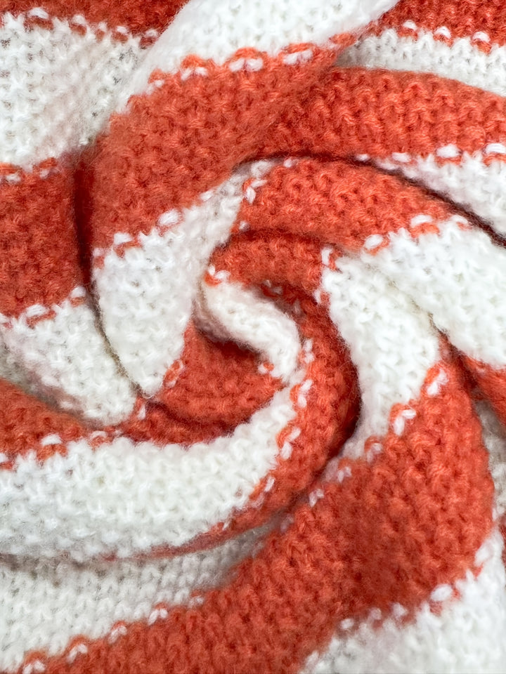 Laure | Pull-over rayé en maille