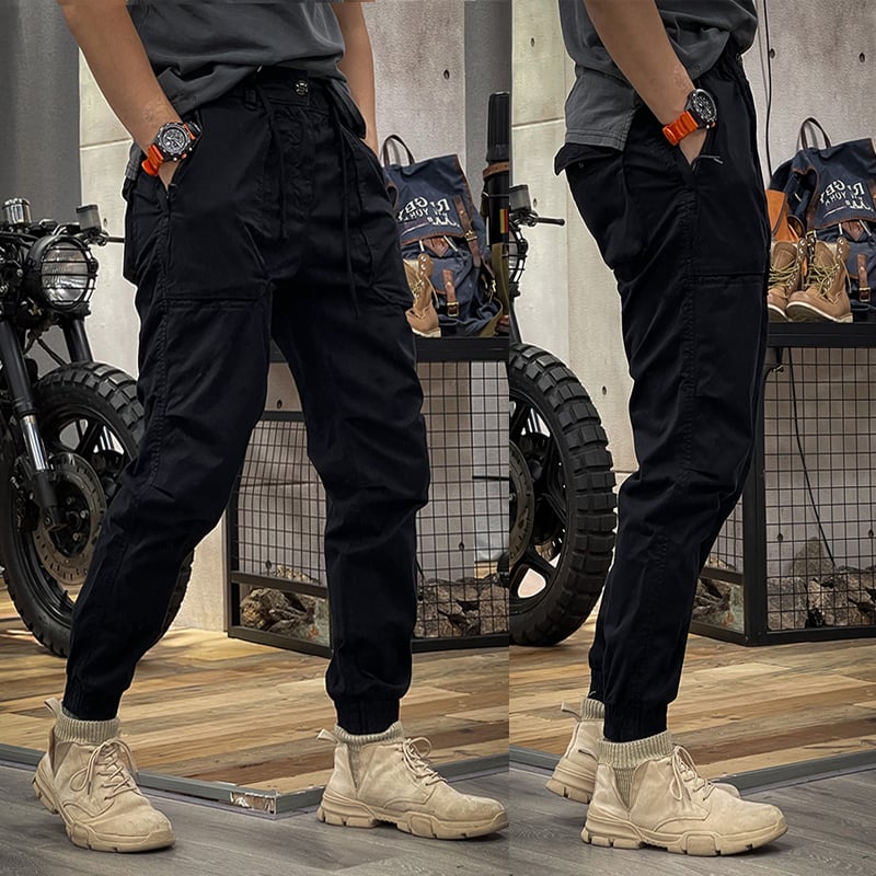 PIERRE - Pantalon Cargo Extensible en Spandex