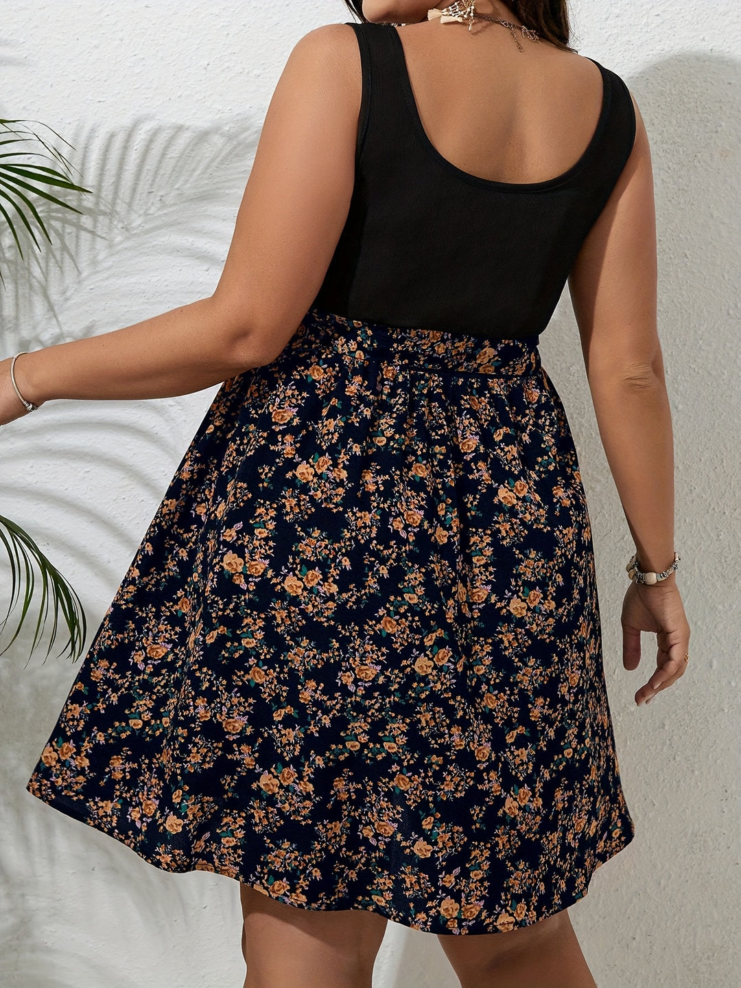 Roselyne | Robe Grande Taille Fleuri