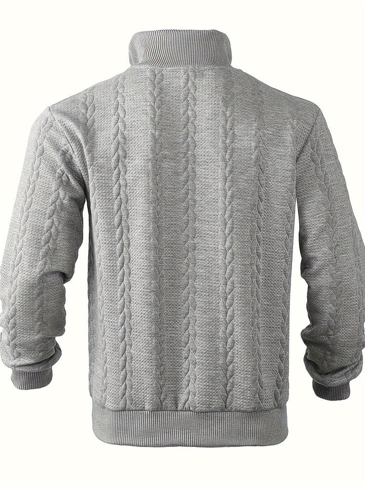 Benoît ™ | Pull vintage à fermeture éclair au design élégant