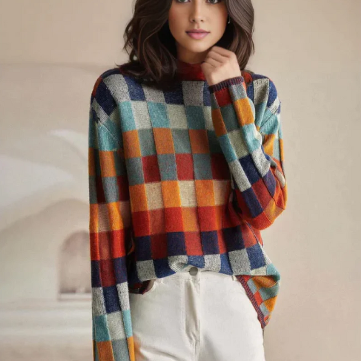 Anna - Le pull col roulé luxe