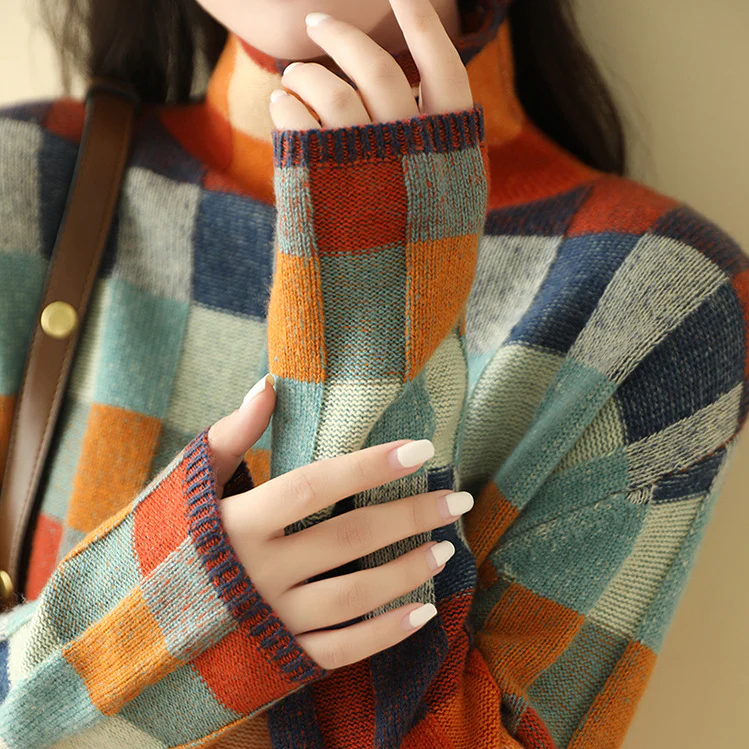 Anna - Le pull col roulé luxe