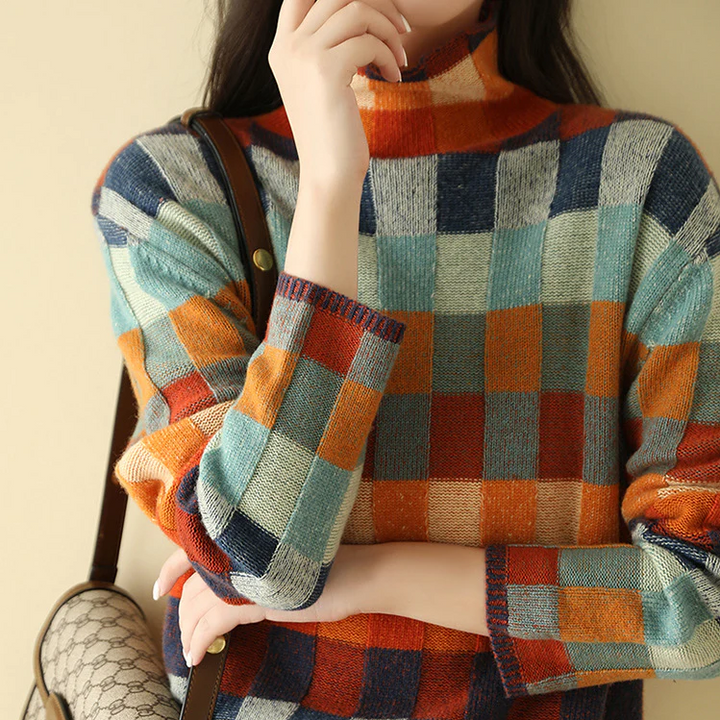 Anna - Le pull col roulé luxe