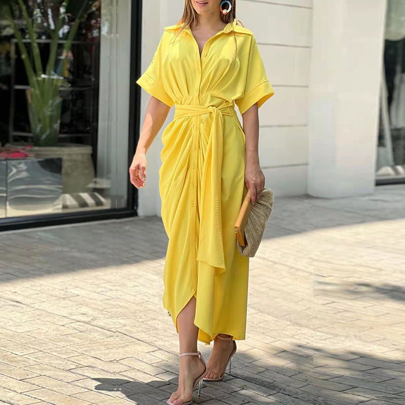 Amalia | Robe Maxi Luxe à Envelopper