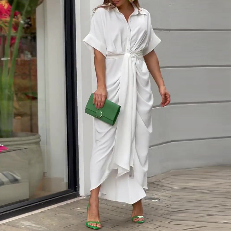 Amalia | Robe Maxi Luxe à Envelopper