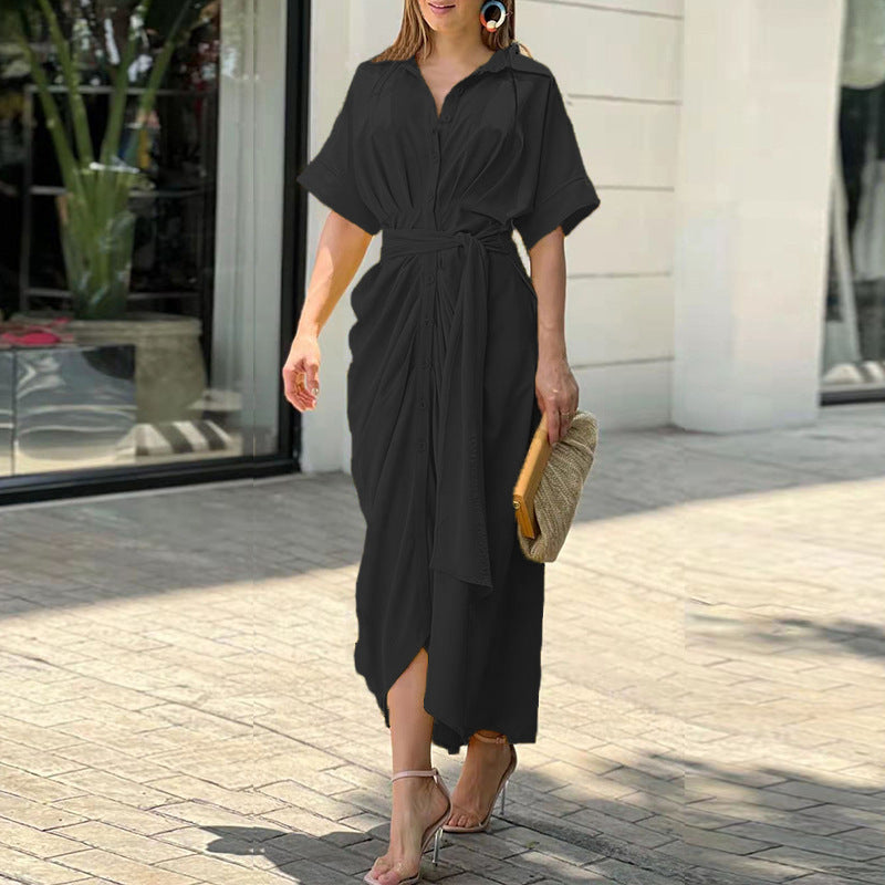 Amalia | Robe Maxi Luxe à Envelopper