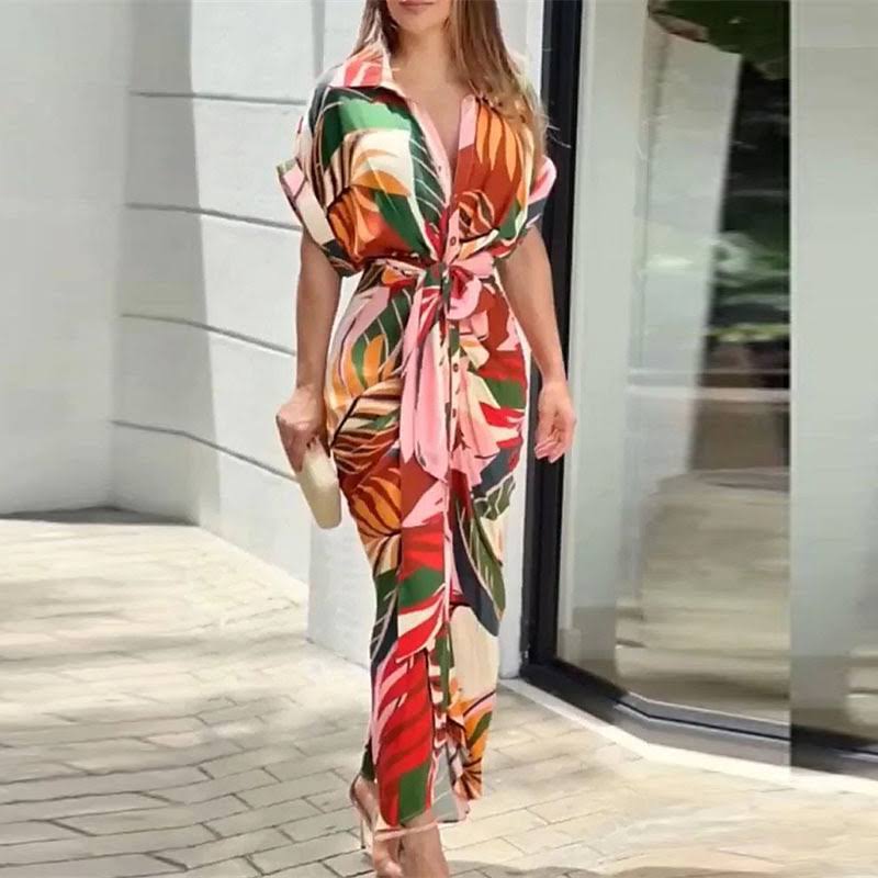 Amalia | Robe Maxi Luxe à Envelopper
