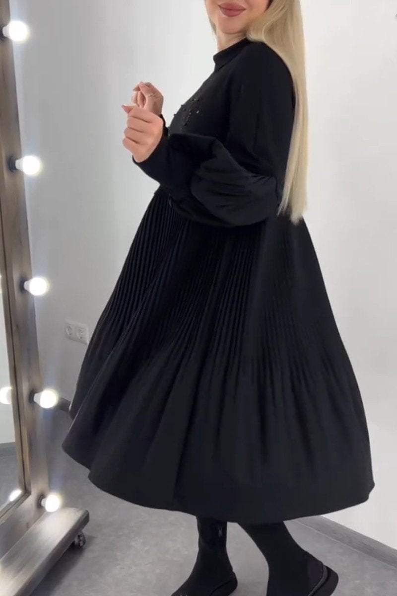 Adrienne | Robe Plissée Couvrant Parfaitement