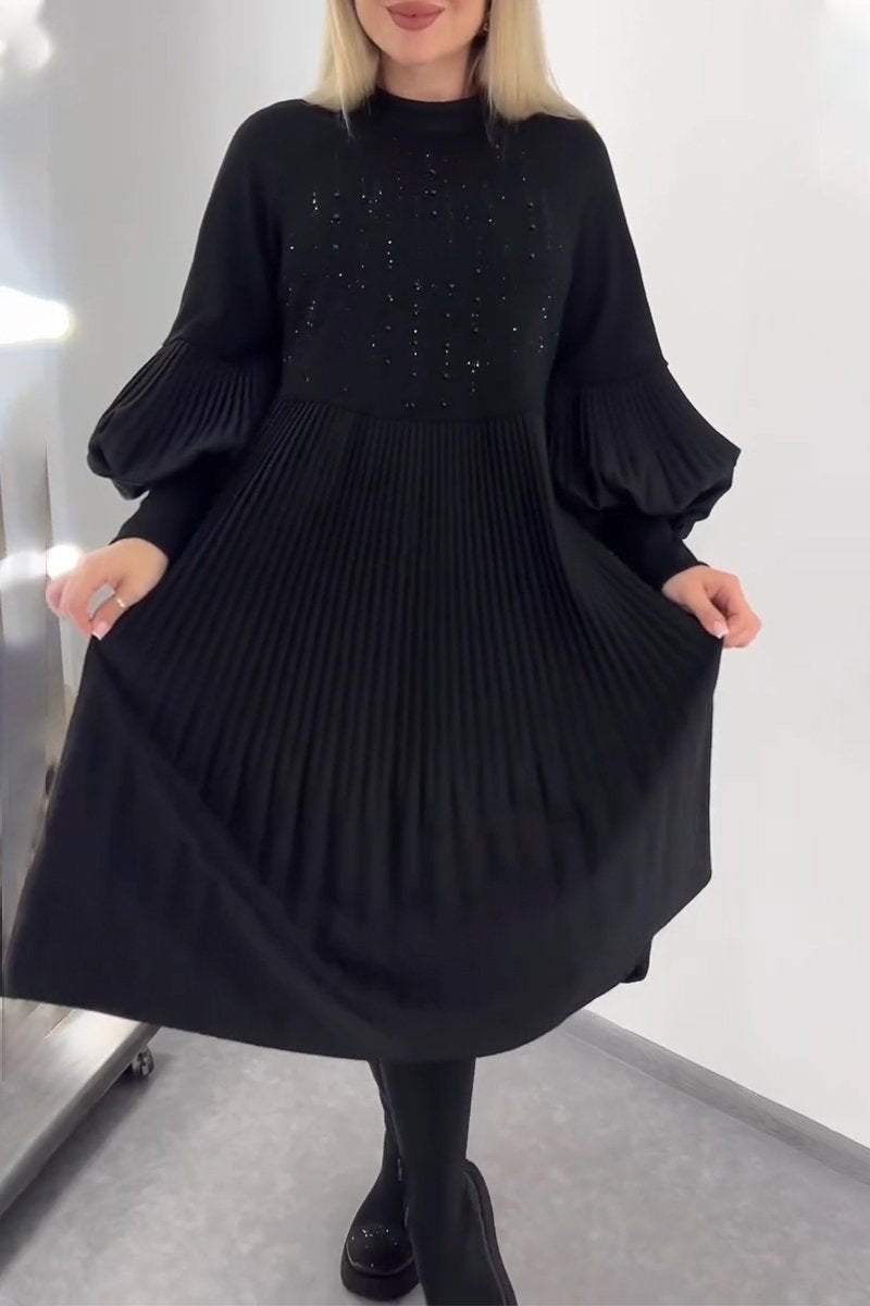 Adrienne | Robe Plissée Couvrant Parfaitement