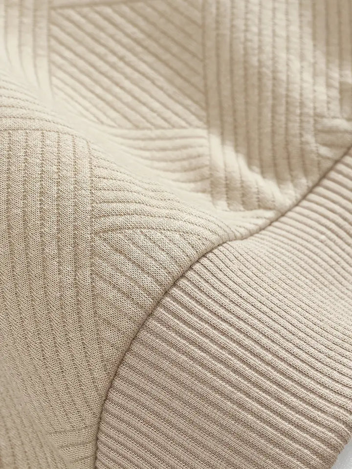 Didier – Pull zippé vintage avec design géométrique