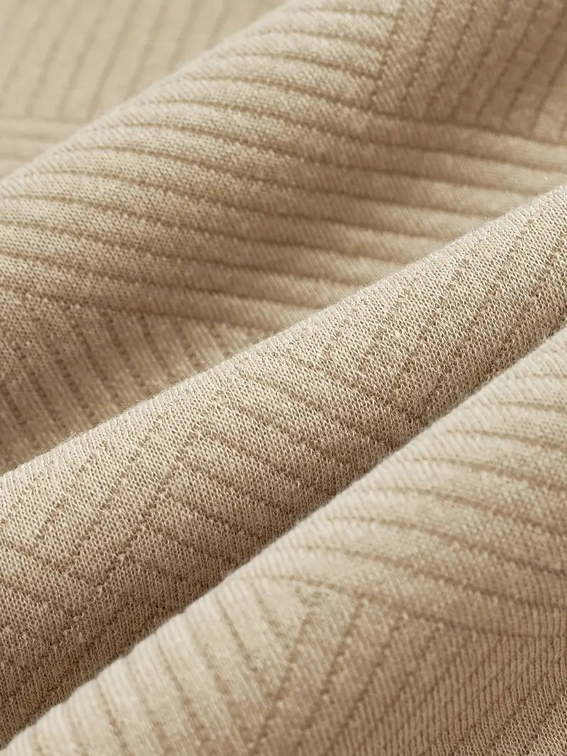 Didier – Pull zippé vintage avec design géométrique