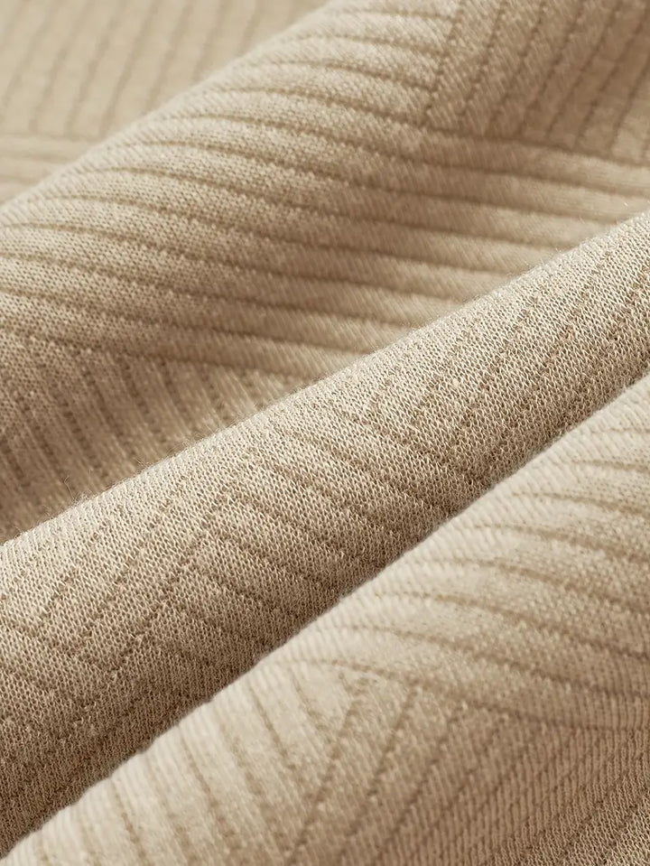 Didier – Pull zippé vintage avec design géométrique