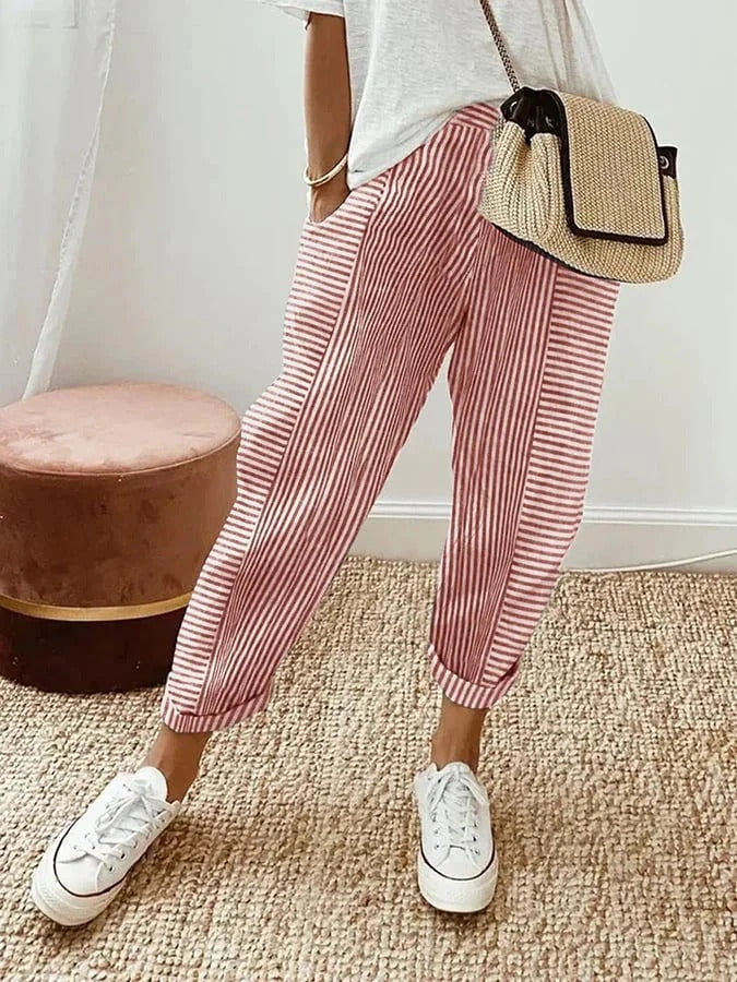 Lora | Pantalon Rayé