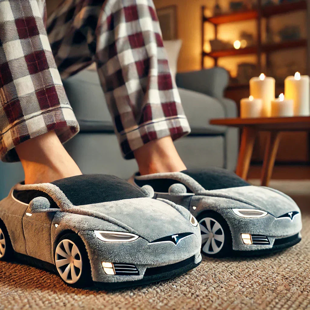 Pantoufles Voiture d'Hiver
