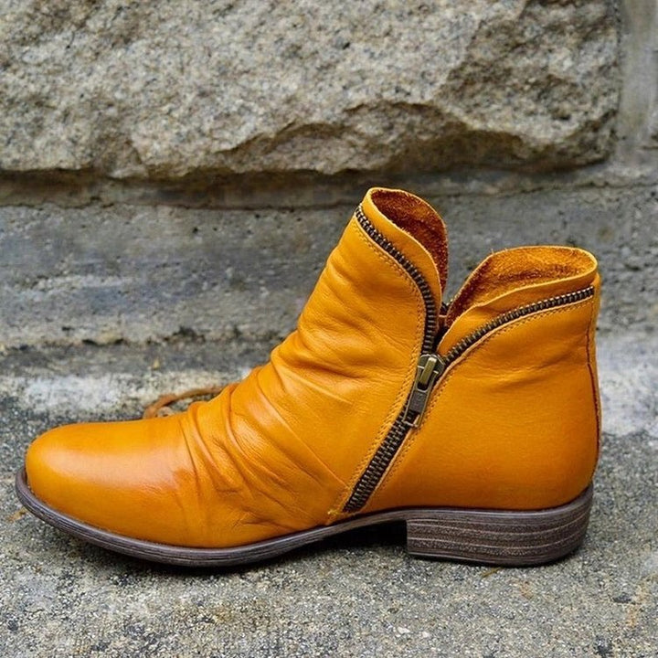 VIANNELE™ | Bottes Zippées en cuir végane